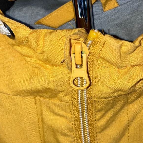 Cat & Jack Mustard Yellow Raincoat 6/7 - Picture 4 of 9